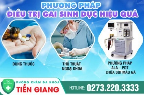 Cách trị mụn gai sinh dục đơn giản? Áp dụng tại Phòng Khám Tiền Giang